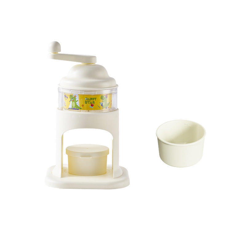 Carousel Safe Hand-Crank Ice Shaver: Rapid, Dense Ice with Secure Operation