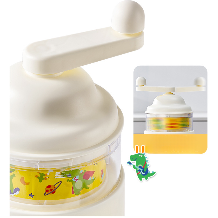 Carousel Safe Hand-Crank Ice Shaver: Rapid, Dense Ice with Secure Operation