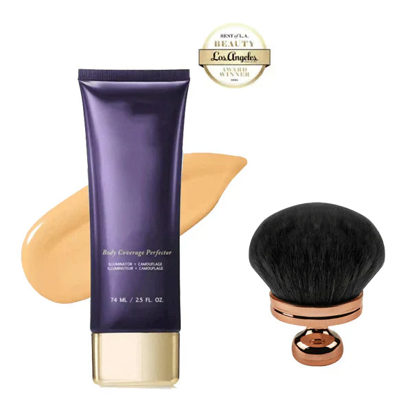 🔥LAST DAY SALE $19.99 with FREE BODY BRUSH!!💥Waterproof, lightweight & flawless body makeup
