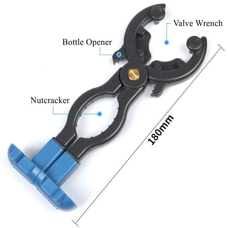 Pressure reducing valve wrench for gas tank