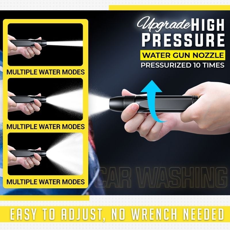 🔥2024 HOT SALE 40% OFF🔥High-Pressure Car Washing Water Nozzle🧹🔧