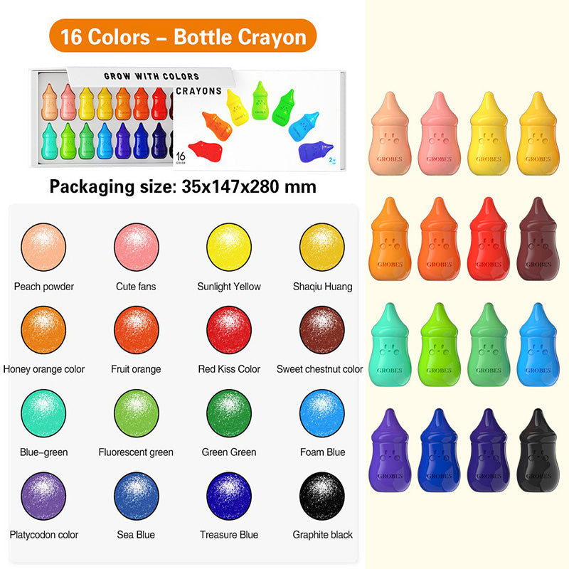 Toddlers Non-toxic Washable Crayons