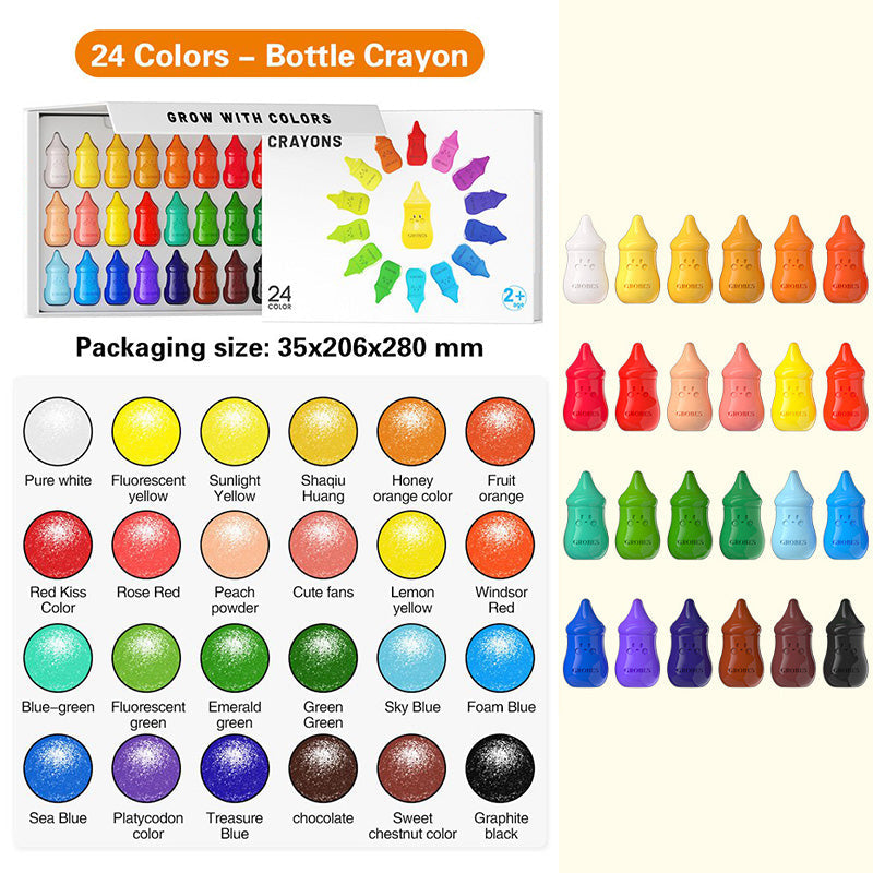 Toddlers Non-toxic Washable Crayons