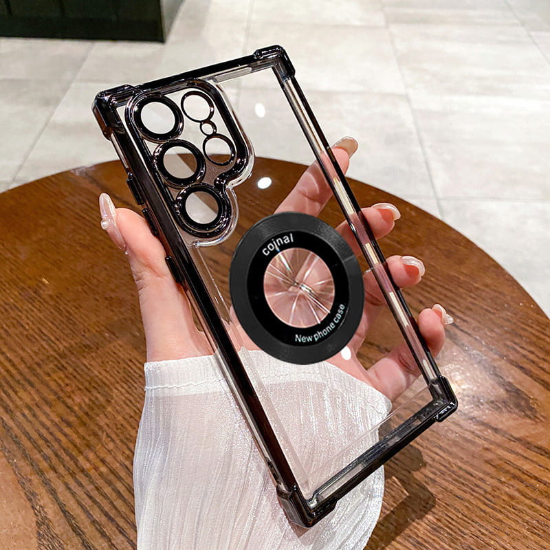 Four Corners Air Cushion Anti-Drop Magnetic Phone Case for Samsung
