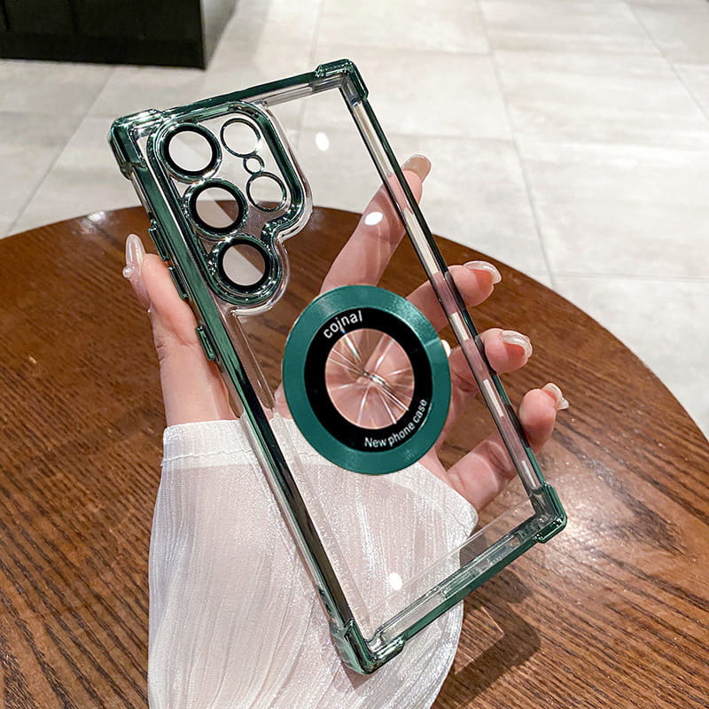 Four Corners Air Cushion Anti-Drop Magnetic Phone Case for Samsung