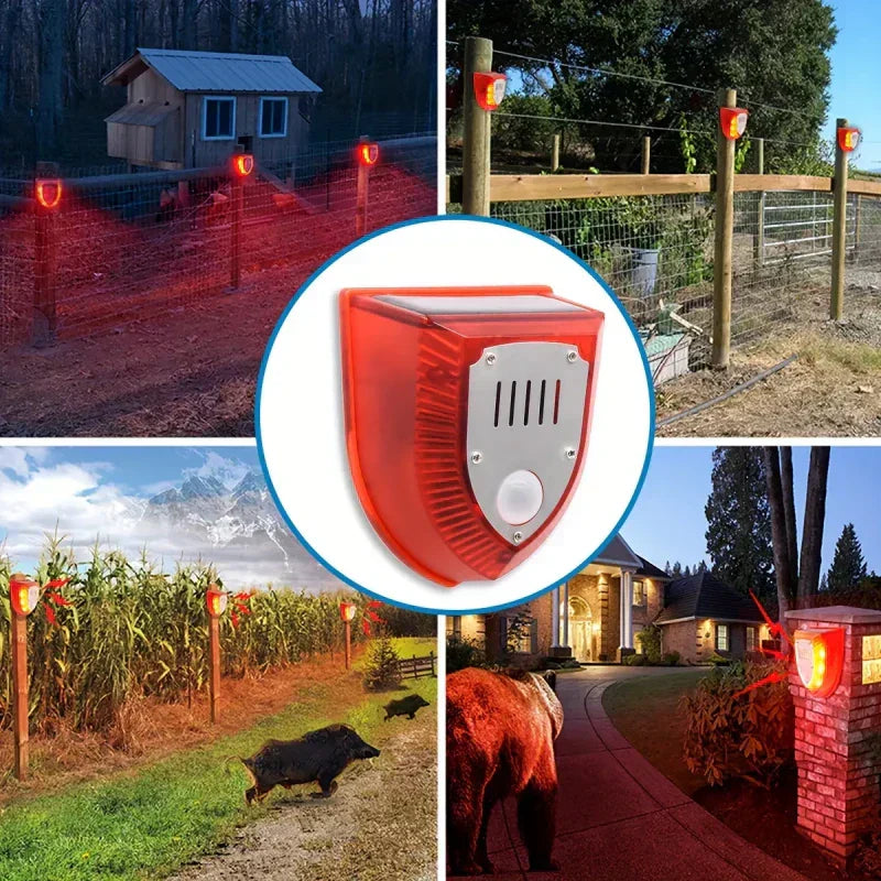 🎁Hot Sale 50% OFF⏳Solar 129dB Sound Security Alarm Light with Motion Sensor