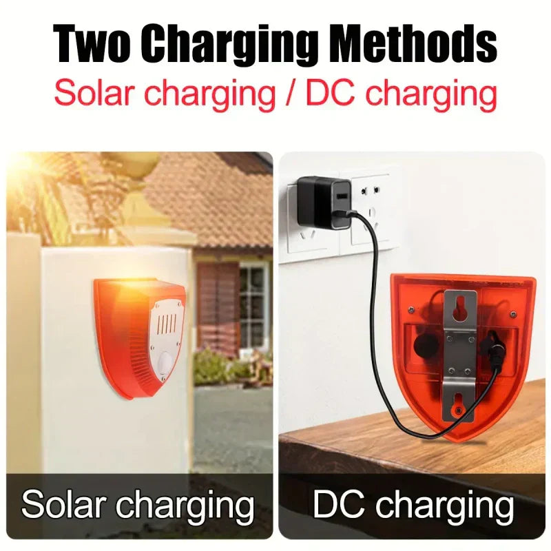 🎁Hot Sale 50% OFF⏳Solar 129dB Sound Security Alarm Light with Motion Sensor
