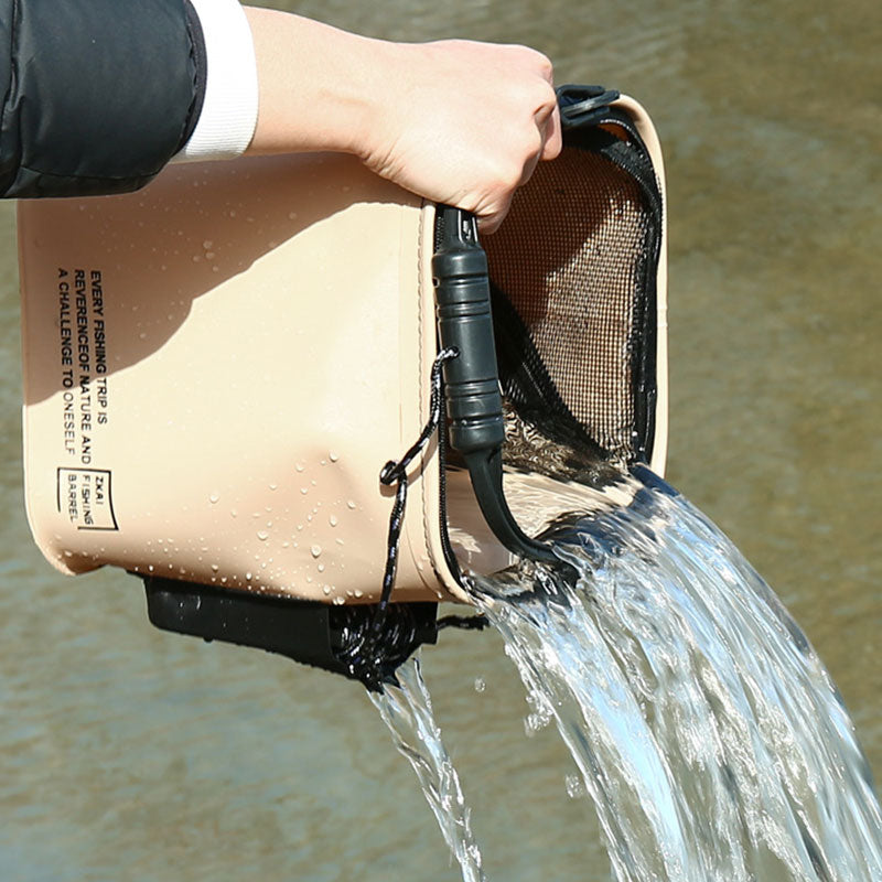 Multifunctional Foldable Fish Bucket With Cover