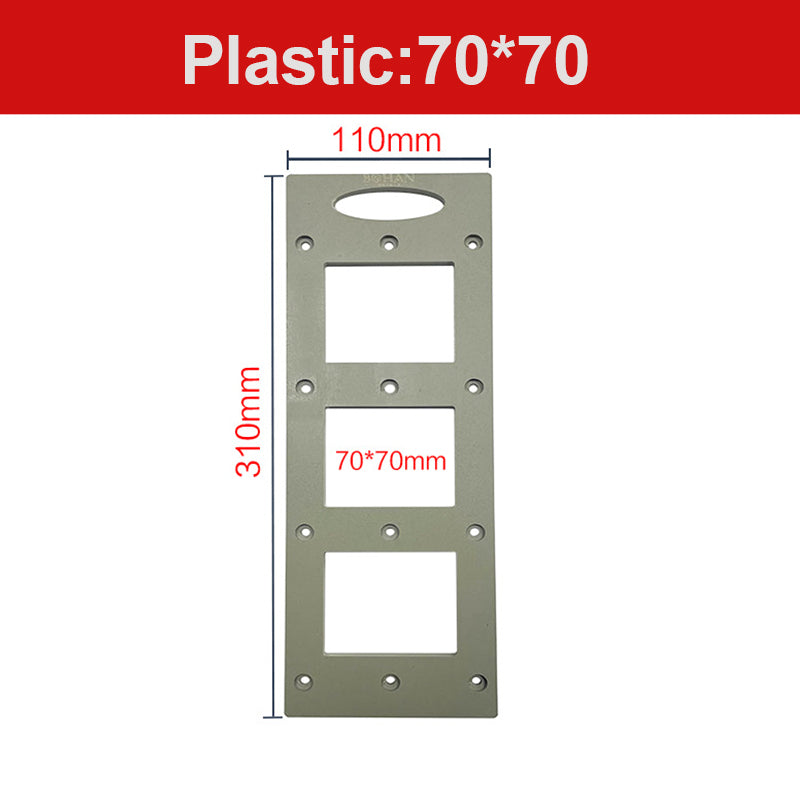 86 Type Sockets Aluminum Alloy Slotting Template