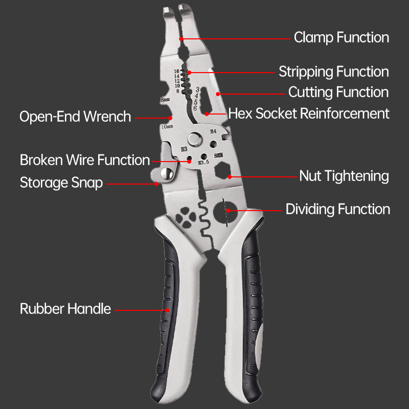 Multi-function Wire Stripper - Electrician's Tool
