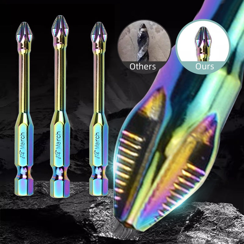 Magnetic Impact Phillips Bit with 1/4" Hex Shank