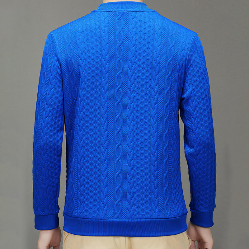 Men's Cable Knit Pullover Sweater