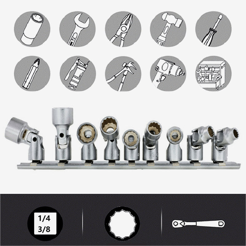 12-Point Universal Joint Socket Set