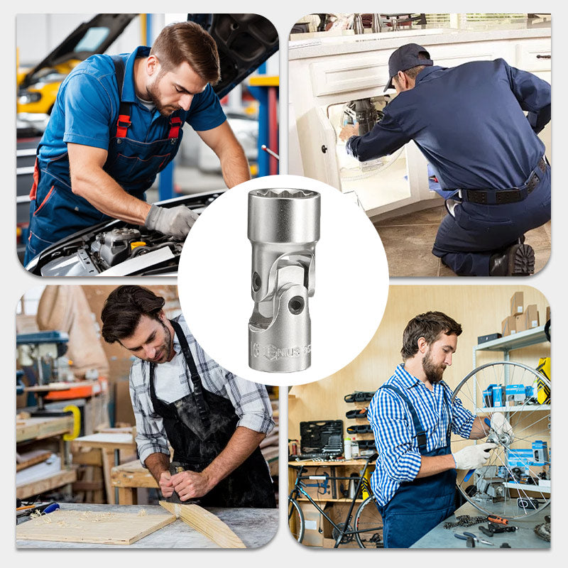 12-Point Universal Joint Socket Set