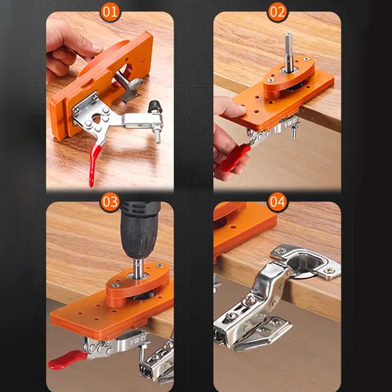 💥Free Shipping💥35mm Hidden Cabinet Door Hinge Hole Opening Locator