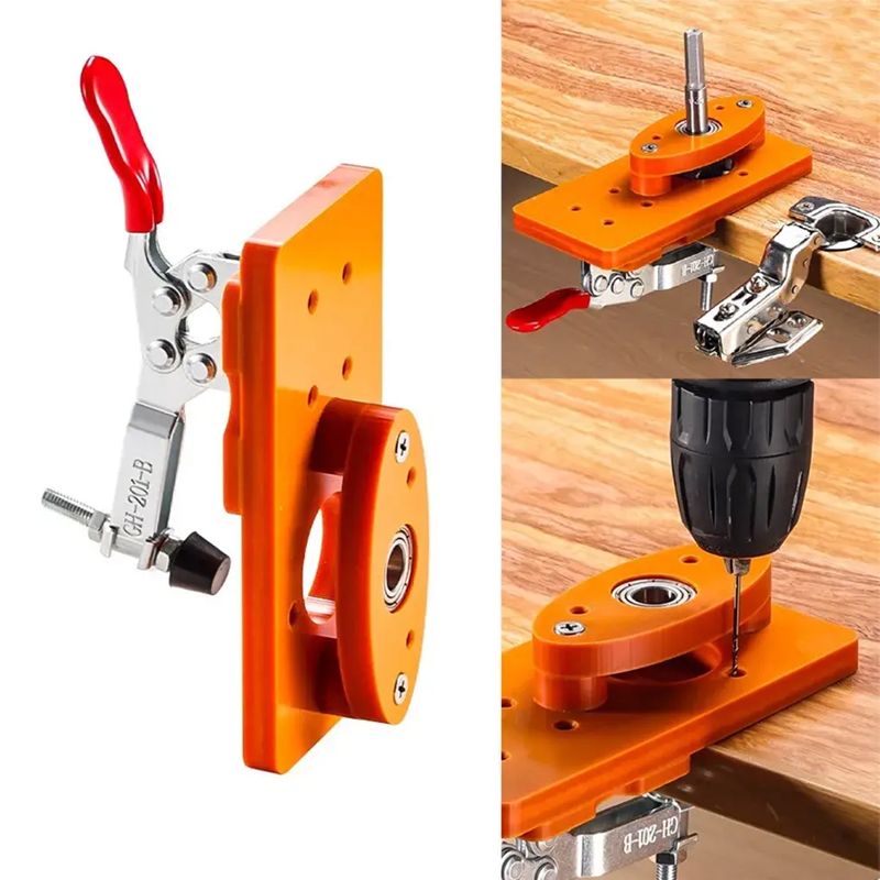 💥Free Shipping💥35mm Hidden Cabinet Door Hinge Hole Opening Locator