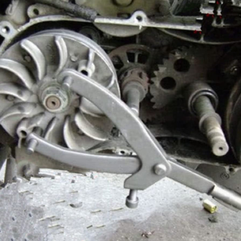 Multi-Functional Y-Shaped Motorcycle Flywheel Wrench