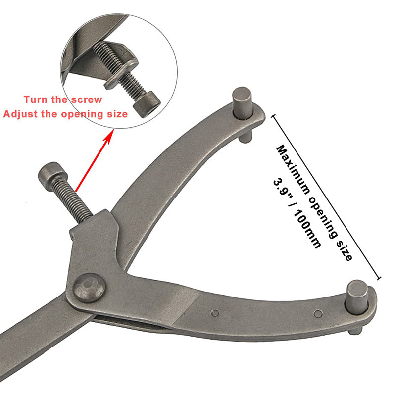 Multi-Functional Y-Shaped Motorcycle Flywheel Wrench