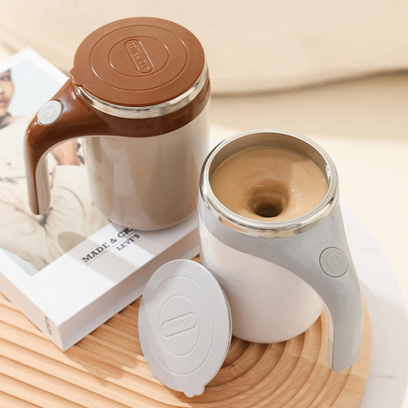 Automatic Magnetic Stirring Coffee Mug with Lid