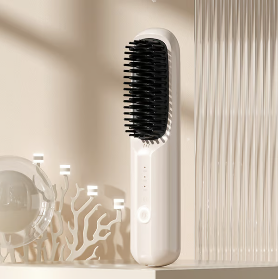 USB cordless negative ion hair straightener