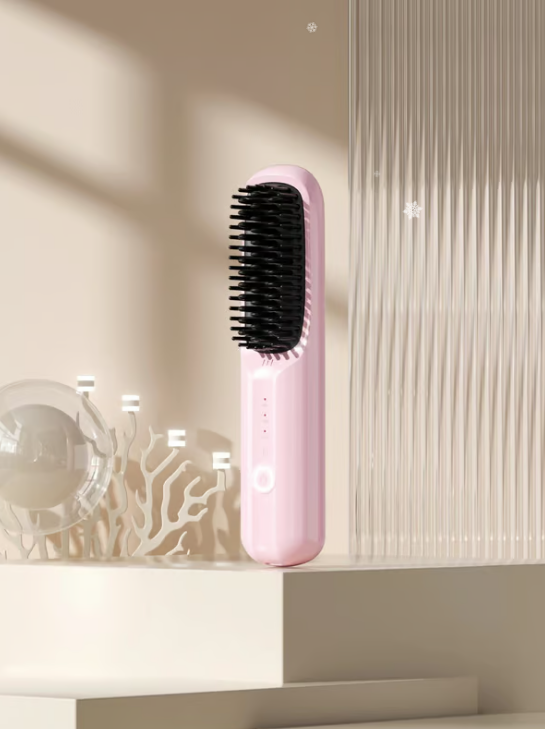 USB cordless negative ion hair straightener