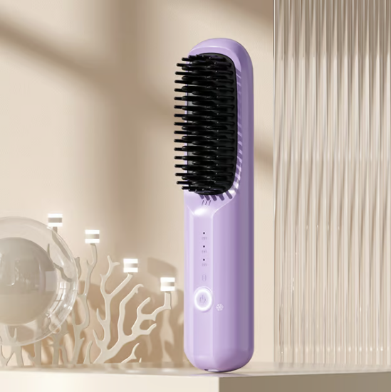 USB cordless negative ion hair straightener