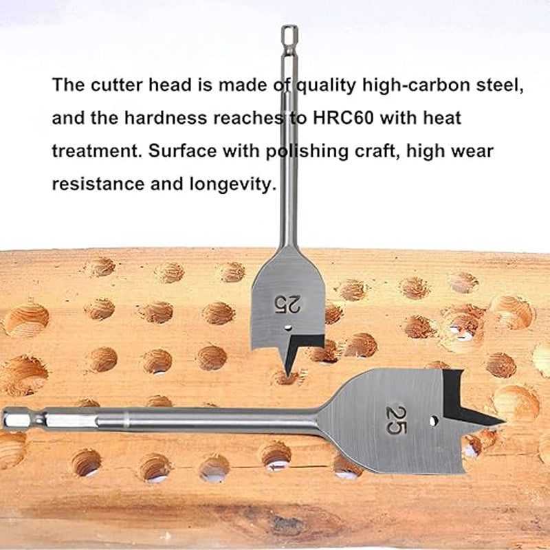 🔥New Year Hot Sale🔥6pcs Versatile Wood Spade Drill Bit Set