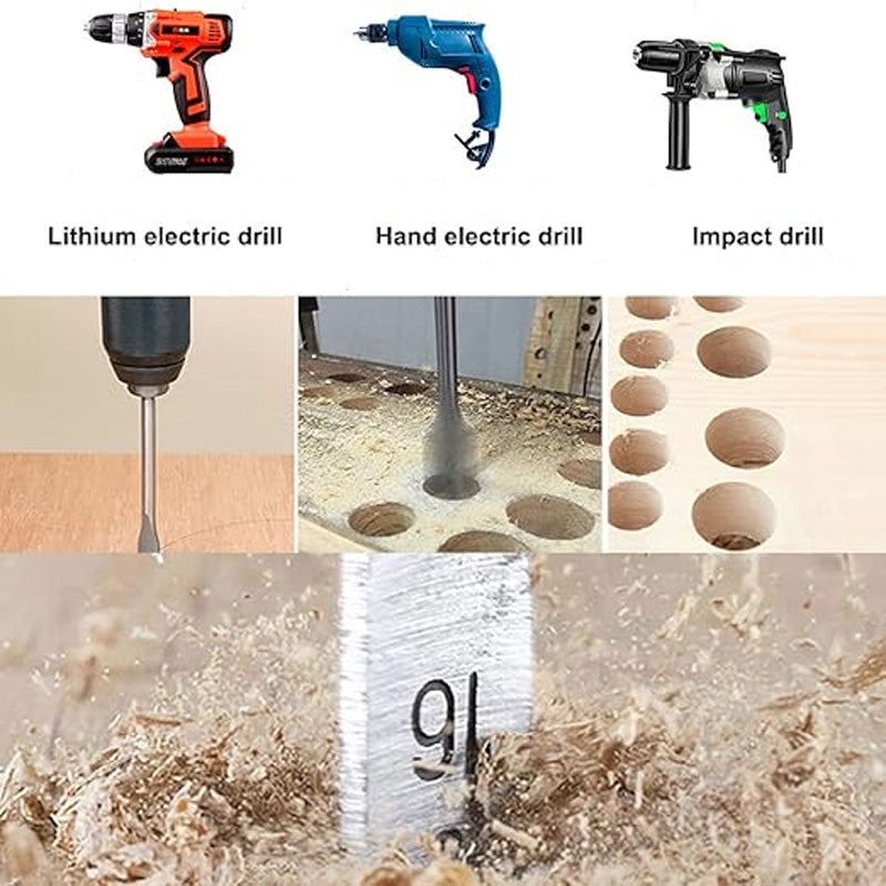 🔥New Year Hot Sale🔥6pcs Versatile Wood Spade Drill Bit Set