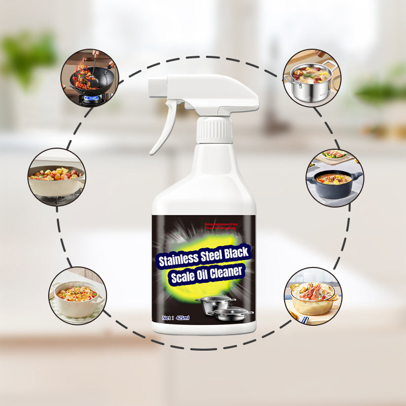 Stainless Steel Black Scale Oil Cleaner