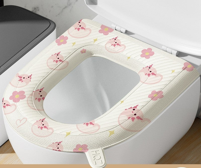 Upgraded EVA waterproof toilet seat