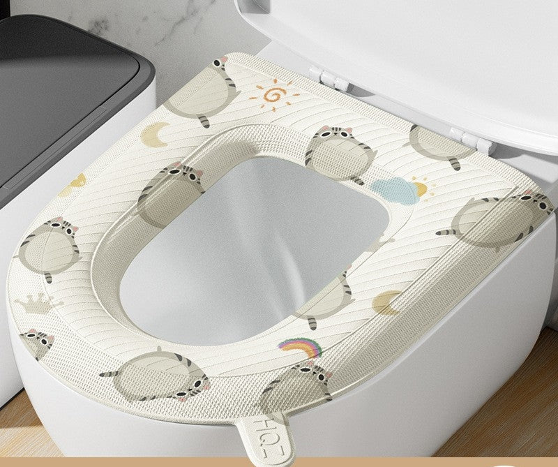 Upgraded EVA waterproof toilet seat