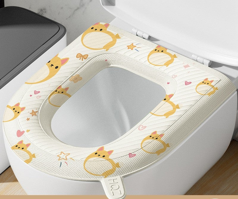 Upgraded EVA waterproof toilet seat