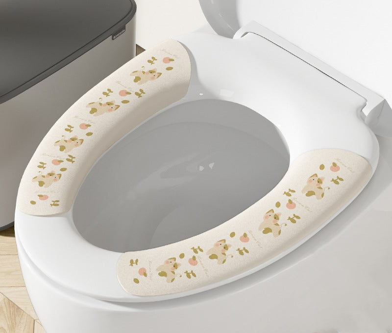 Upgraded EVA waterproof toilet seat
