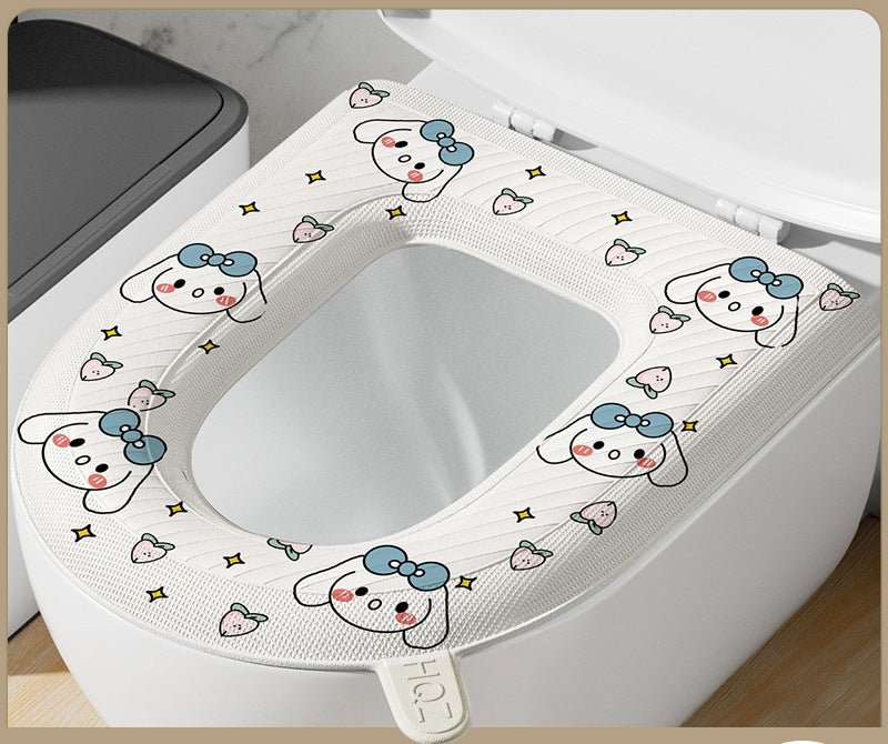 Upgraded EVA waterproof toilet seat