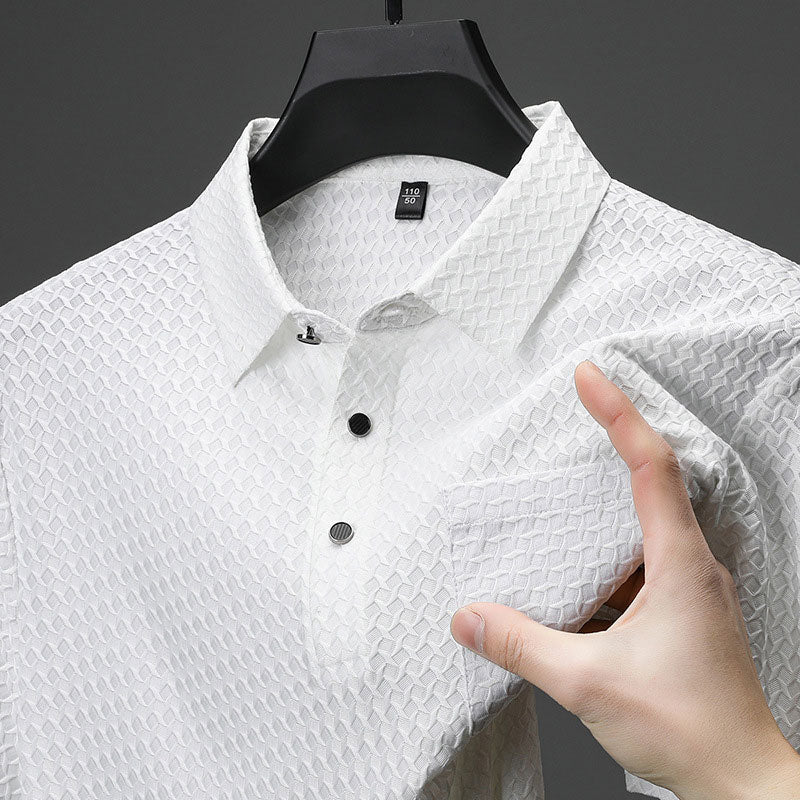 ⏳ Limited time 50% off! 💥Men's Textured Short Sleeve Shirt