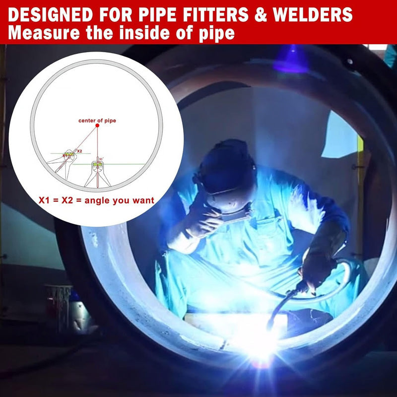 Y-Type Pipe Center Finder Tool for Marking & Alignment