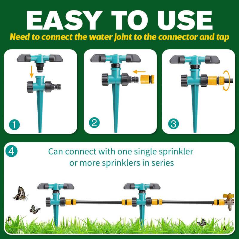 🌞Summer Limited time 50% off ! 360-Degree Rotating Garden Sprinkler
