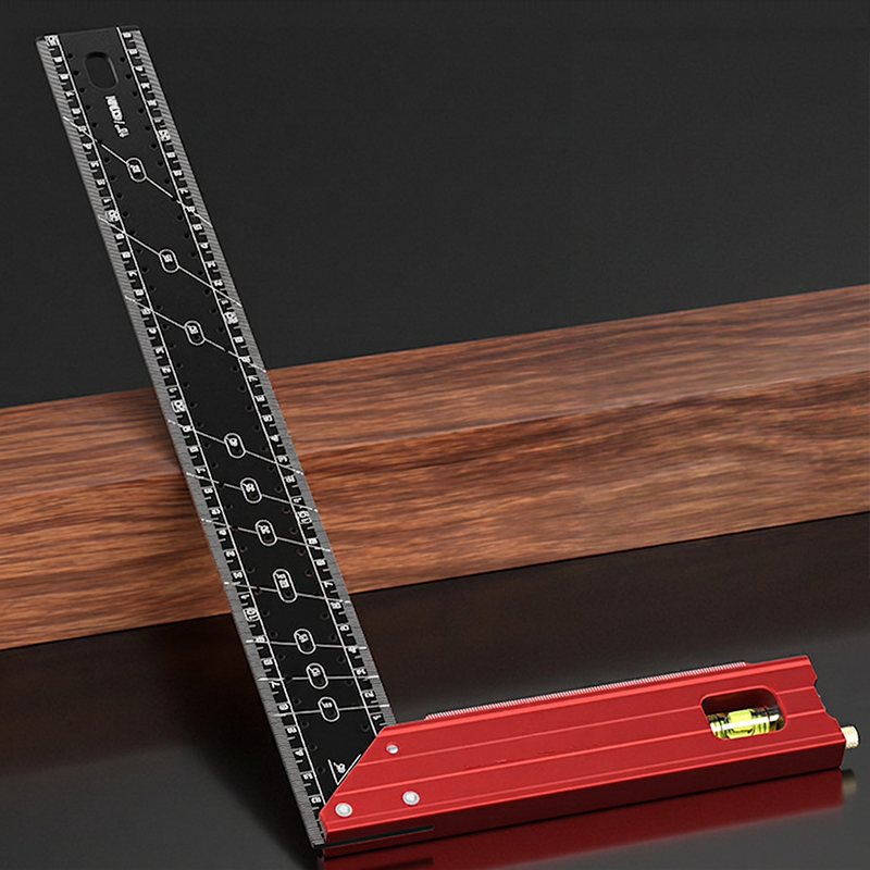 Aluminum Layout Square with Bubble Level