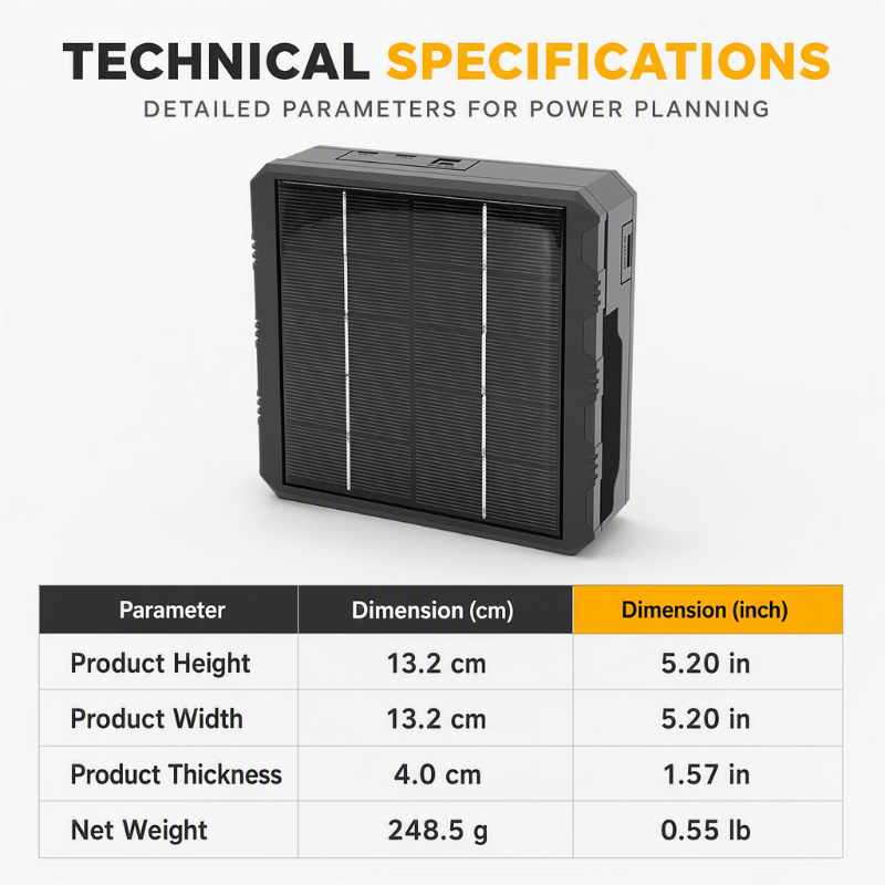4-Slot Solar Lithium Battery Charger