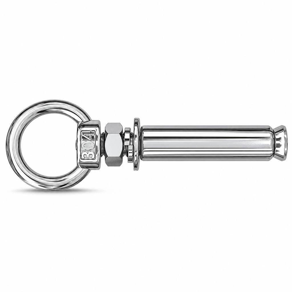 📢📢50% OFF !! ⏰304 Stainless Steel Eyebolt Expansion Bolts with Ring Hook Lifting Eye Anchor Screws
