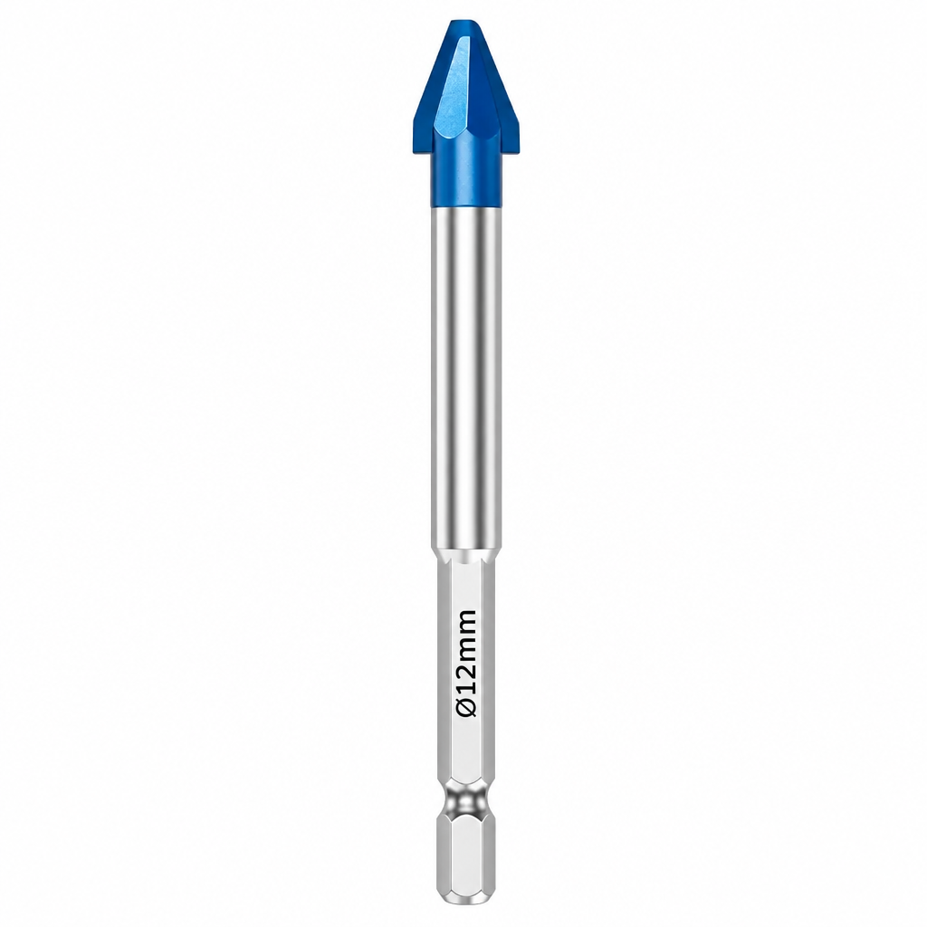 Hex Shank Carbide Eccentric Drill Bit for Ceramic Tile Glass and Concrete Hole Drilling