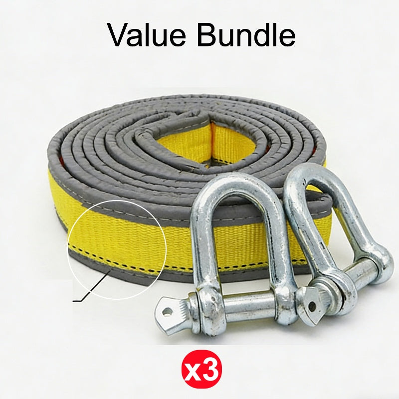 ⏰8-Ton Tow Rope with U-Shackle Hooks