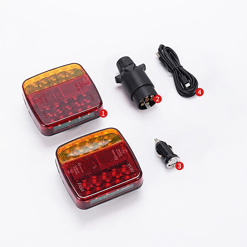 Wireless Magnetic LED Trailer Tail Light Kit
