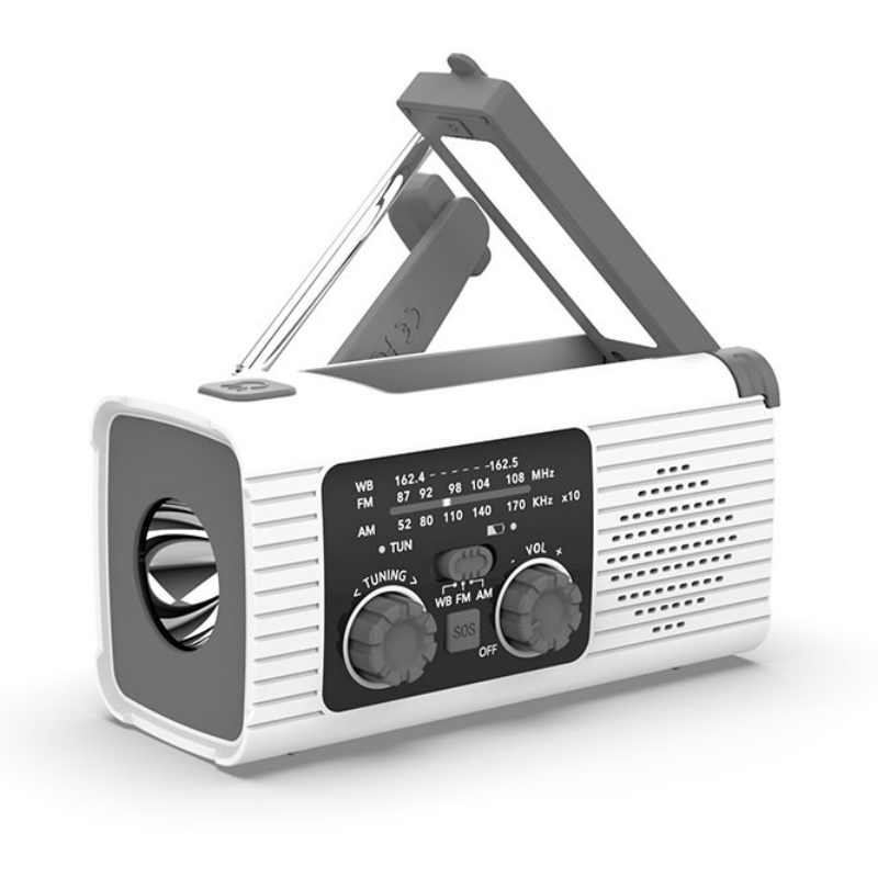 Multifunctional Solar-Powered Emergency Weather Radio