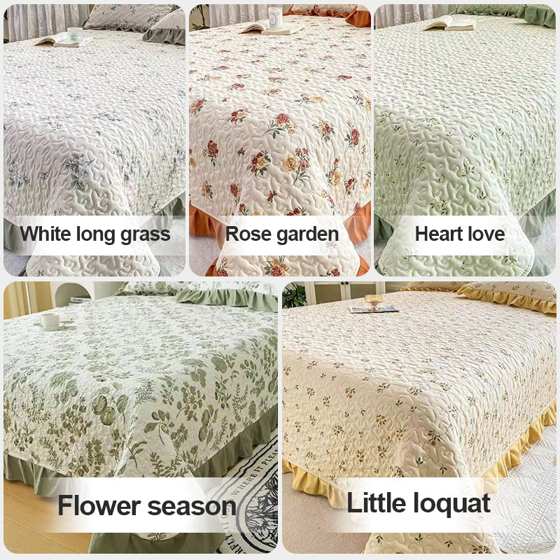 Cotton &Linen Three-piece Bedding Set