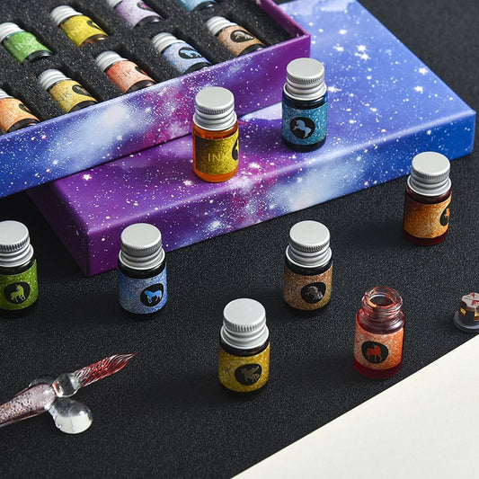 2023 Calligraphy Glass Dip Pen Ink Set(50% OFF)