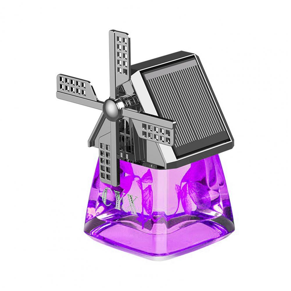 Windmill Solar Energy Rotating Aromatherapy Car Air Freshener(50% OFF)