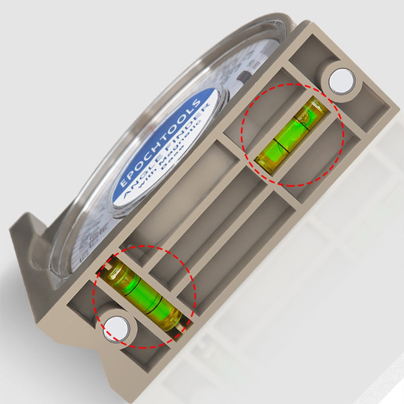 Multifunctional angle measuring instrument--Bottom with strong magnetism