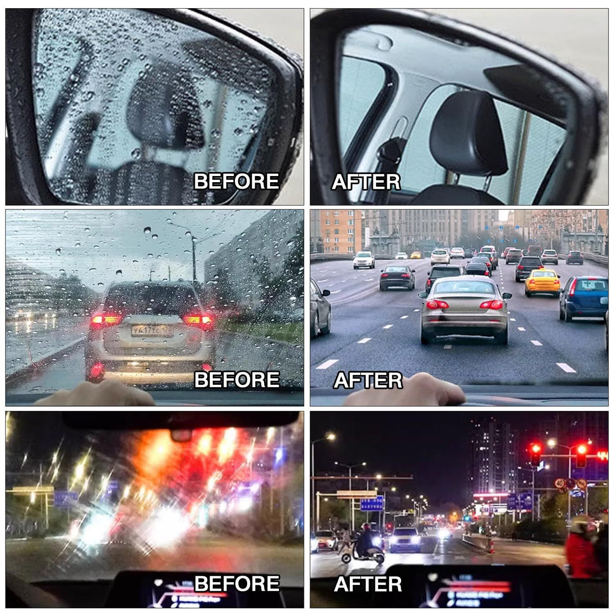 ⏳Time-Limited Special⏰ Car Glass Oil Film Cleaner Brush — Clearer View in Rain 🌧️