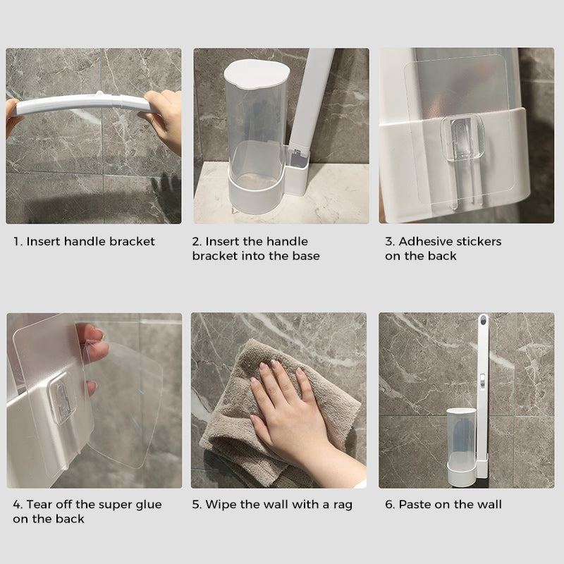 ⚡ Disposable Toilet Cleaning System – Hygienic One-Click Cleaning, No Residue Left, Easy to Use & Disposable 🧼